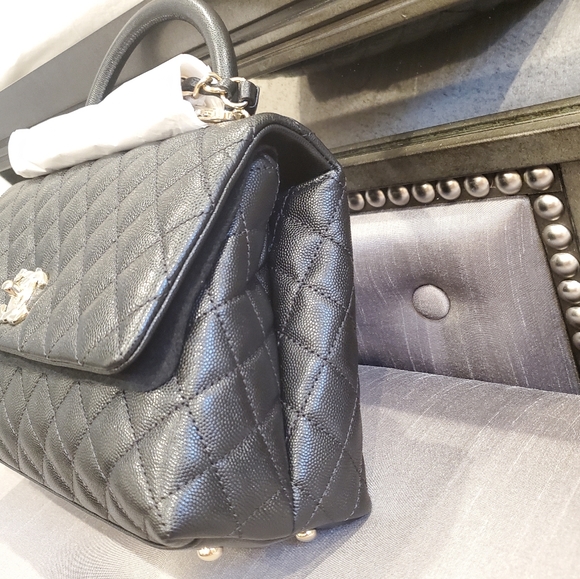 Chanel Coco Flap with Top Handle - Picture 2 of 16